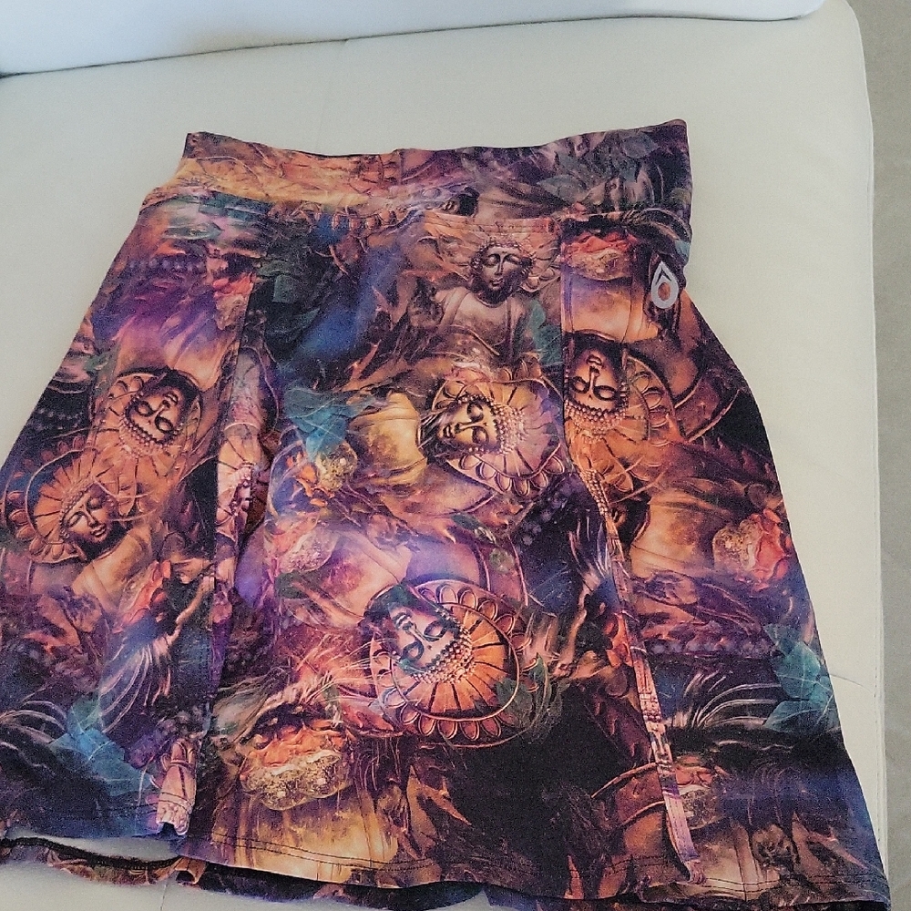 Vibrant Abstract Women's Mini Skirt